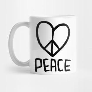 Love Peace, Peace Love Mug